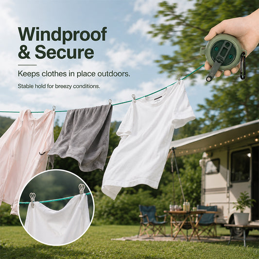 10m Travel Clothesline (Hand Crank)
