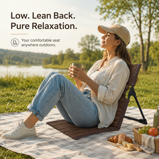 Low-Back Camping Chair – Ultra-Light 500g