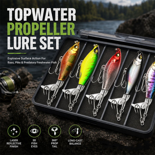 Topwater Propeller Fishing Lure for Bass Pike Perch