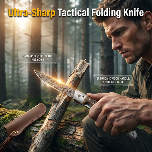 Ultra-Sharp Tactical Folding Knife