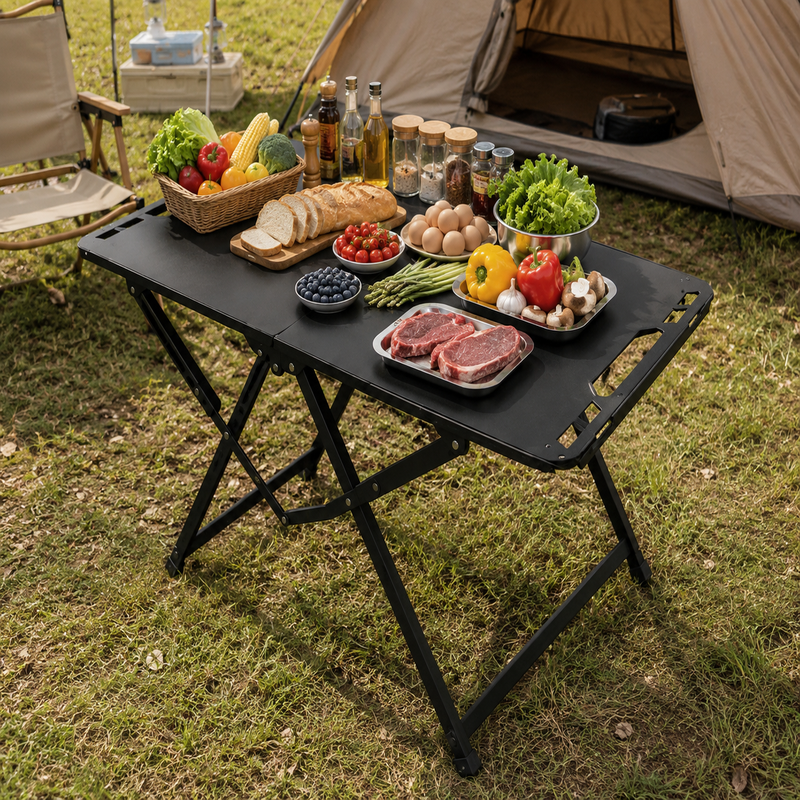 This Splicing Camp Table Finally Let Me Cook Standing Up – Not Squatting on the Ground