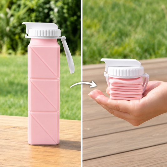 I Swapped My Bulky Water Bottle for This Silicone Cup That Folds Into a “Pancake” – and Never Looked Back