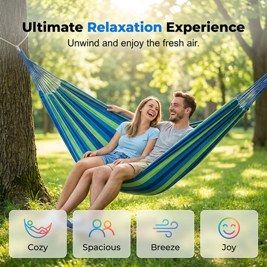Anti-Rollover Outdoor Camping Hammock