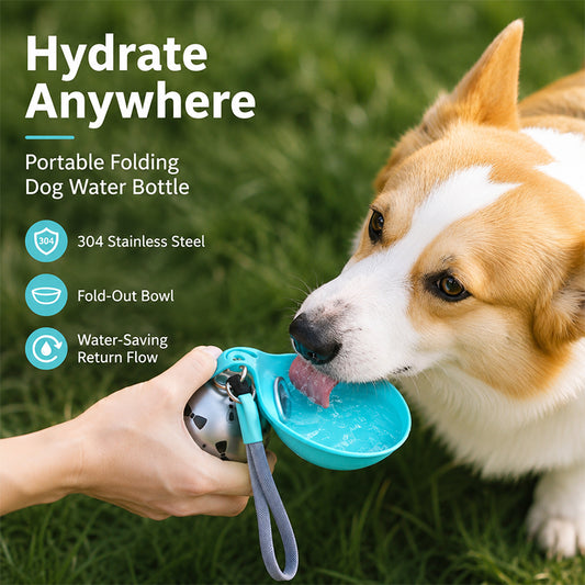 Portable Folding Dog Water Bottle