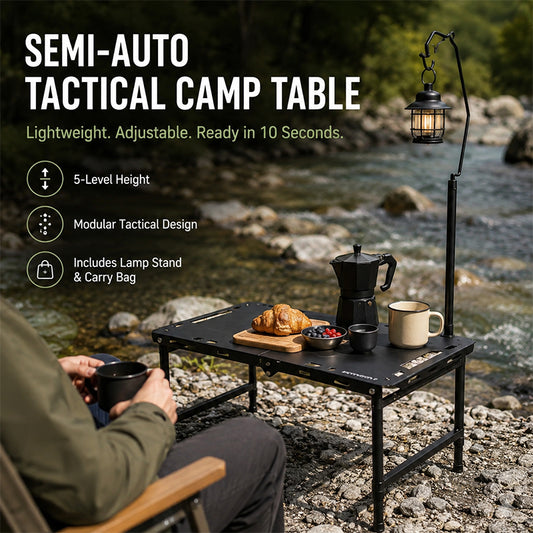 Semi-Auto Tactical Camp Table – Lightweight