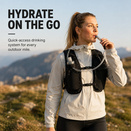 Hydration Pack – Lightweight Fast Hydration System with Large Rear Storage