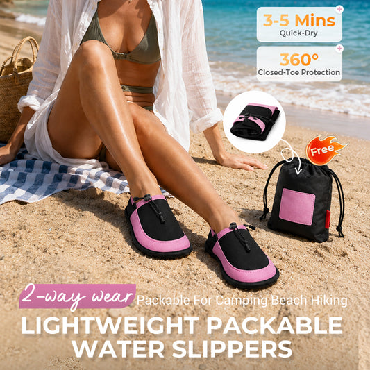 Lightweight Packable Water Slippers