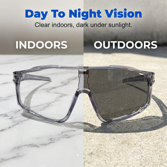 Adaptive Photochromic Cycling Sunglasses