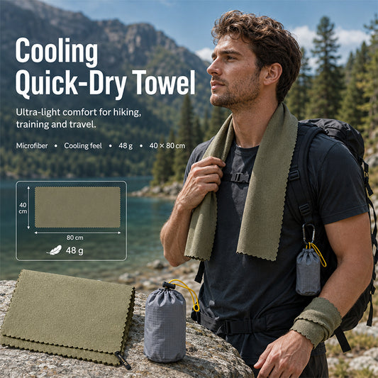 Ultra-Light Cooling Quick-Dry Towel — 48g