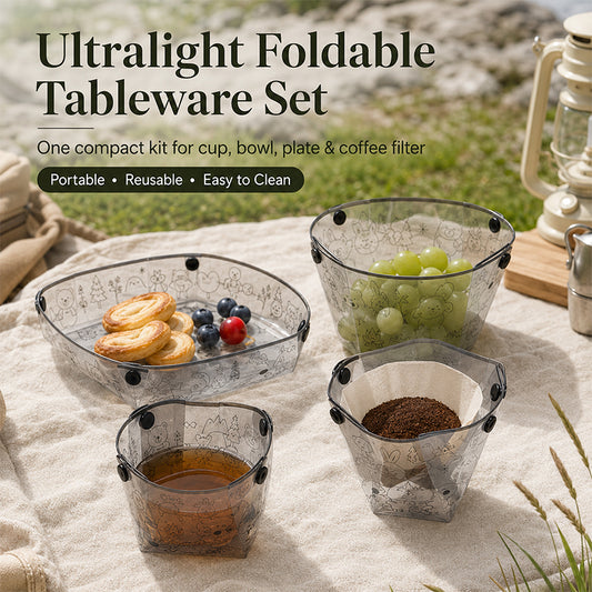 Ultralight Foldable Tableware Set