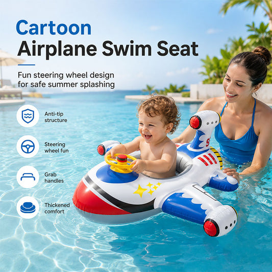 Kids Airplane Swim Ring