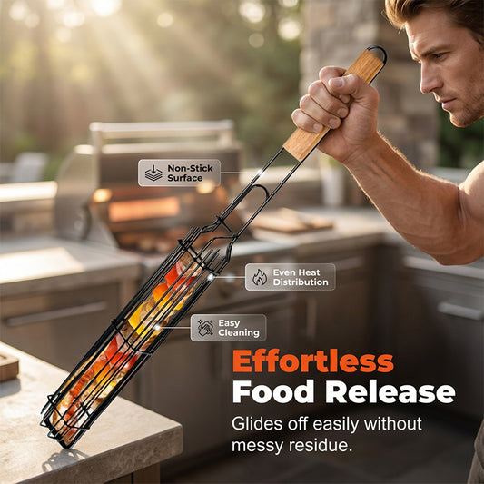Non-Stick Bbq Grilling Basket