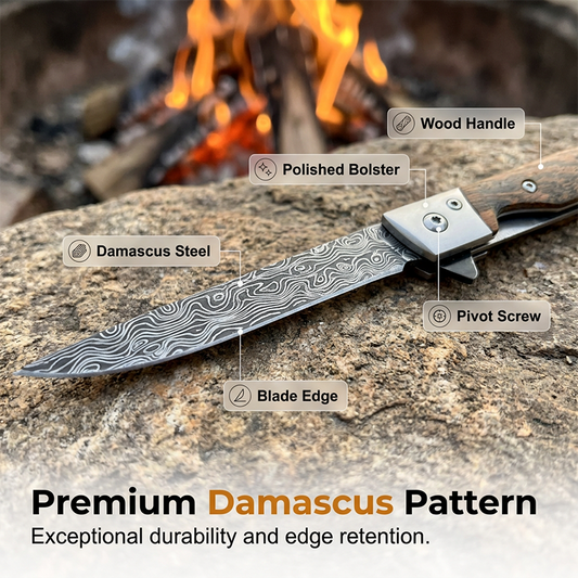 Ultra-Sharp Tactical Folding Knife